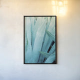 Abstract Agava I Color by Elizabeth Urquhart. shown as a paper print in a black flame. Available as a archival giclee rolled canvas, fine art paper, or poster print. SKU 33233h.