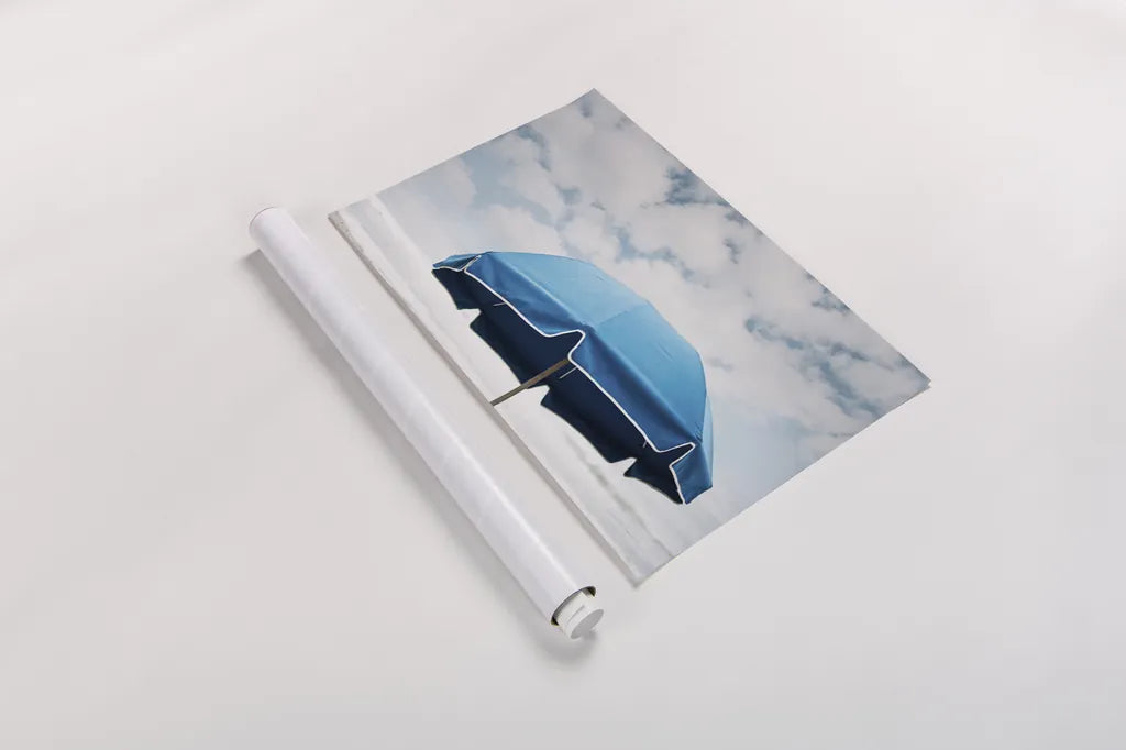 Beach Bliss II by Elizabeth Urquhart. shown as a rolled paper print. Available as archival giclee rolled canvas, fine art paper, or poster print. SKU 33205i.