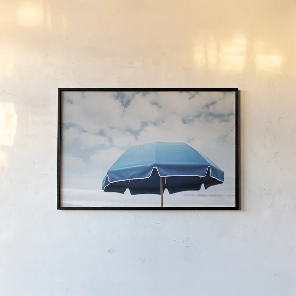 Beach Bliss II by Elizabeth Urquhart. shown as a paper print in a black flame. Available as a archival giclee rolled canvas, fine art paper, or poster print. SKU 33205i.