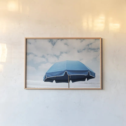 Beach Bliss II by Elizabeth Urquhart. shown as a paper print in a natural frame. Available as a archival giclee rolled canvas, fine art paper, or poster print. SKU 33205i.