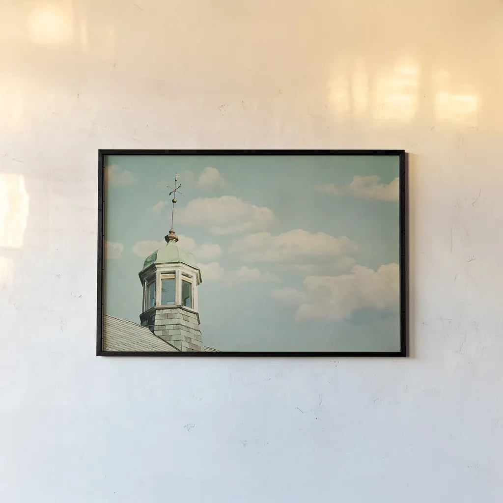 Blissful Country II by Elizabeth Urquhart. shown as a paper print in a black flame. Available as a archival giclee rolled canvas, fine art paper, or poster print. SKU 23775i.