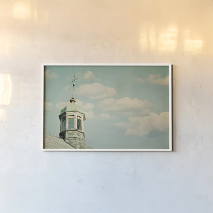 Blissful Country II by Elizabeth Urquhart. shown as a paper print in a white frame. Available as a archival giclee rolled canvas, fine art paper, or poster print. SKU 23775i.