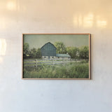 Blissful Country III by Elizabeth Urquhart. shown as a paper print in a natural frame. Available as a archival giclee rolled canvas, fine art paper, or poster print. SKU 23776i.
