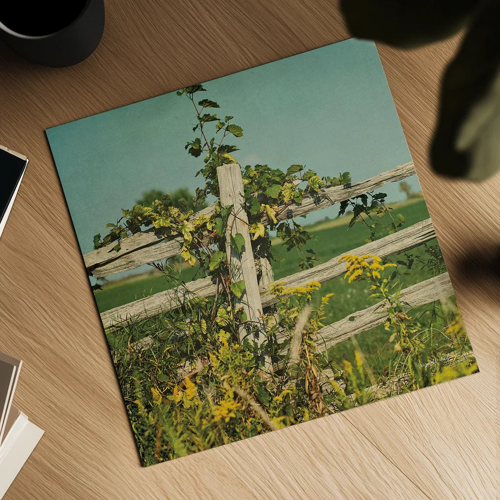 Blissful Country V Crop by Elizabeth Urquhart. Shown as a detailed flat fine art print, highlighting archival giclee quality. Available as an archival giclee rolled canvas, fine art paper, or poster print. SKU 23778a.