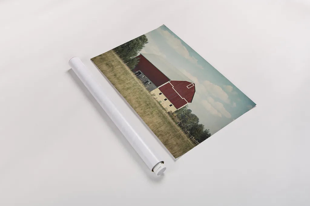 Blissful Country VI by Elizabeth Urquhart. shown as a rolled paper print. Available as archival giclee rolled canvas, fine art paper, or poster print. SKU 23779i.