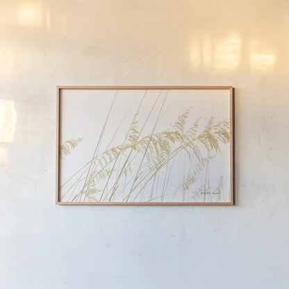 Blowing in the Wind I by Elizabeth Urquhart. shown as a paper print in a natural frame. Available as a archival giclee rolled canvas, fine art paper, or poster print. SKU 74444i.