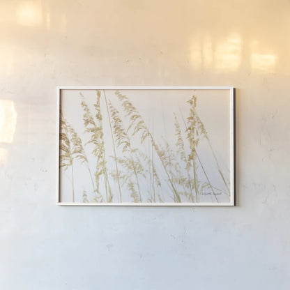 Blowing in the Wind II by Elizabeth Urquhart. shown as a paper print in a white frame. Available as a archival giclee rolled canvas, fine art paper, or poster print. SKU 74445i.