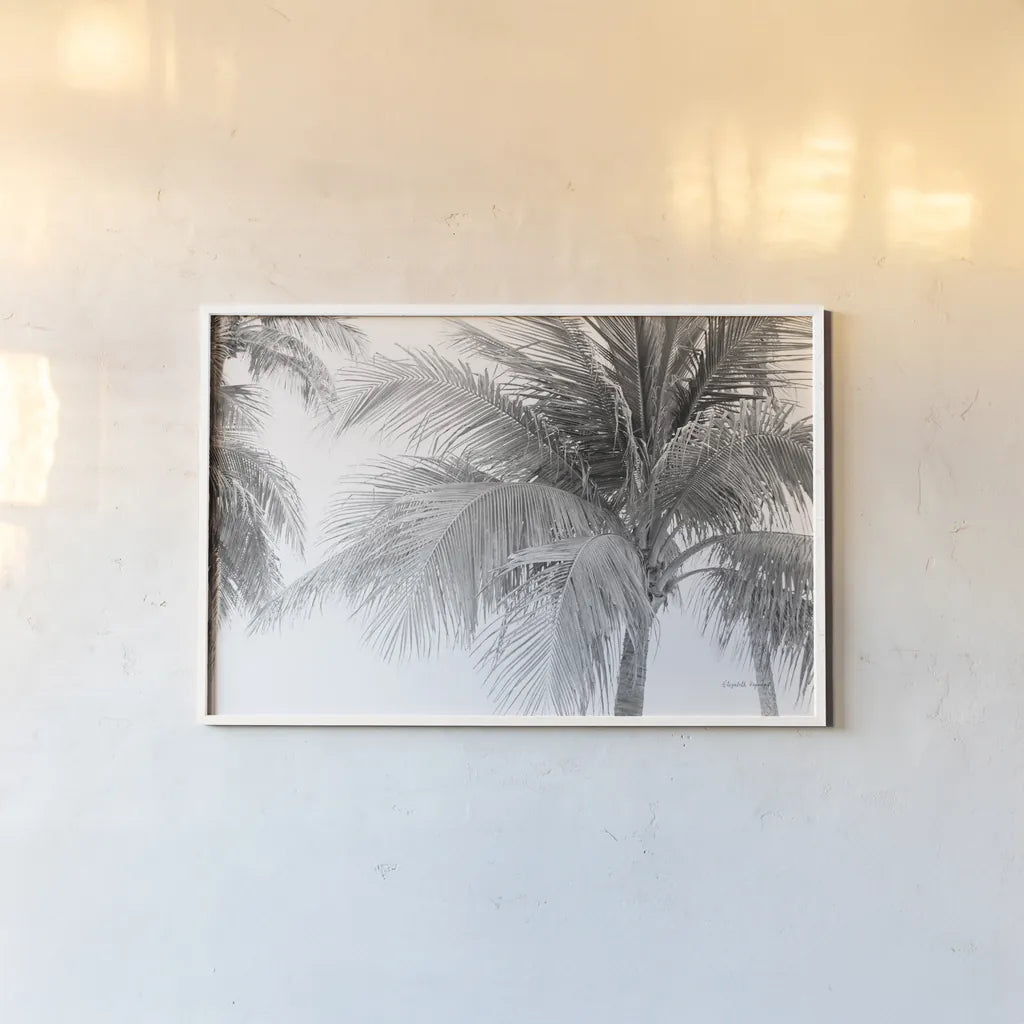 Breezy III by Elizabeth Urquhart. shown as a paper print in a white frame. Available as a archival giclee rolled canvas, fine art paper, or poster print. SKU 50753i.