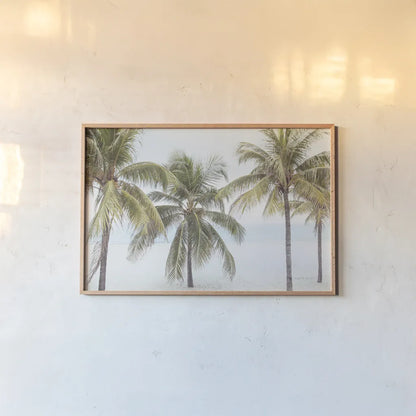 By the Sea I by Elizabeth Urquhart. shown as a paper print in a natural frame. Available as a archival giclee rolled canvas, fine art paper, or poster print. SKU 50749i.