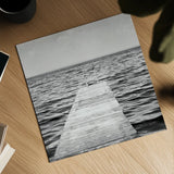Calm Days I BW Crop by Elizabeth Urquhart. Shown as a detailed flat fine art print, highlighting archival giclee quality. Available as an archival giclee rolled canvas, fine art paper, or poster print. SKU 27839a.