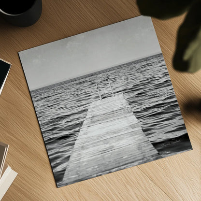 Calm Days I BW Crop by Elizabeth Urquhart. Shown as a detailed flat fine art print, highlighting archival giclee quality. Available as an archival giclee rolled canvas, fine art paper, or poster print. SKU 27839a.