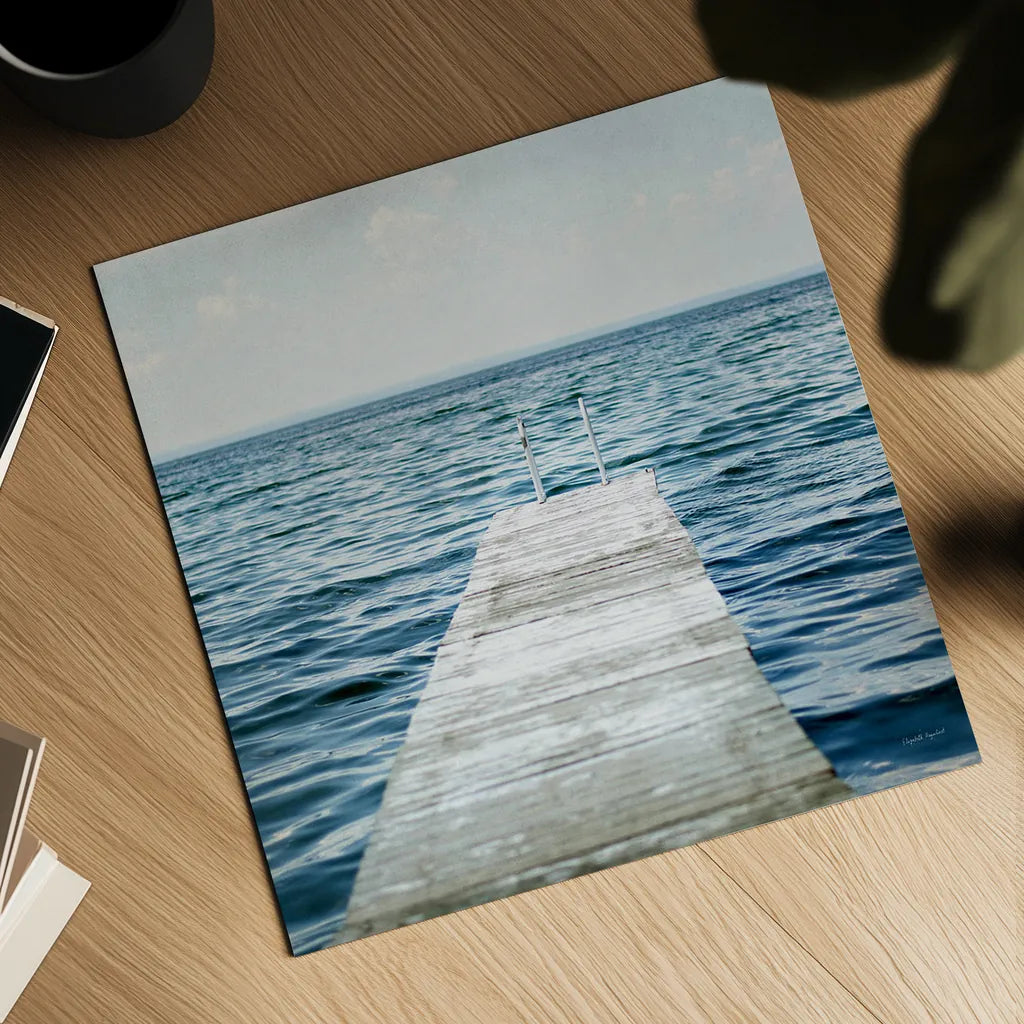 Calm Days I Crop by Elizabeth Urquhart. Shown as a detailed flat fine art print, highlighting archival giclee quality. Available as an archival giclee rolled canvas, fine art paper, or poster print. SKU 23795a.