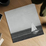 Calm Days II BW Crop by Elizabeth Urquhart. Shown as a detailed flat fine art print, highlighting archival giclee quality. Available as an archival giclee rolled canvas, fine art paper, or poster print. SKU 27840a.