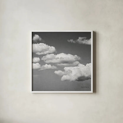 Calm Days III BW Crop by Elizabeth Urquhart. Shown in a crisp white glass frame for a clean and minimalist style. Available as an archival giclee rolled canvas, fine art paper, or poster print. SKU 27841a.