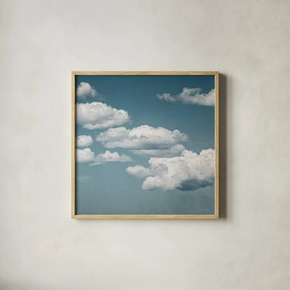 Calm Days III Crop by Elizabeth Urquhart. Shown in a natural wood glass frame for a timeless modern aesthetic. Available as an archival giclee rolled canvas, fine art paper, or poster print. SKU 23797a.