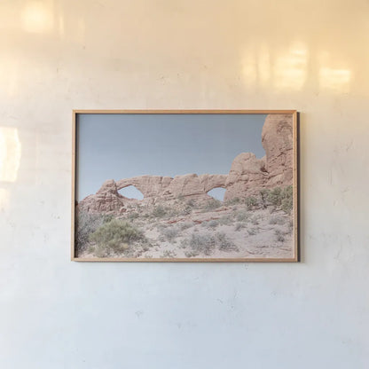 Day Hike IV by Elizabeth Urquhart. shown as a paper print in a natural frame. Available as a archival giclee rolled canvas, fine art paper, or poster print. SKU 67340i.