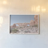 Day Hike IV by Elizabeth Urquhart. shown as a paper print in a white frame. Available as a archival giclee rolled canvas, fine art paper, or poster print. SKU 67340i.