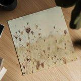 Falling Queen Annes Lace II Crop Sepia by Elizabeth Urquhart. Shown as a detailed flat fine art print, highlighting archival giclee quality. Available as an archival giclee rolled canvas, fine art paper, or poster print. SKU 54310a.