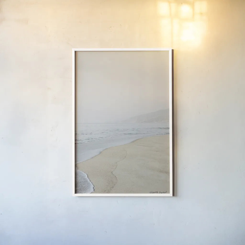 February Morning I by Elizabeth Urquhart. shown as a paper print in a white frame. Available as a archival giclee rolled canvas, fine art paper, or poster print. SKU 70367h.