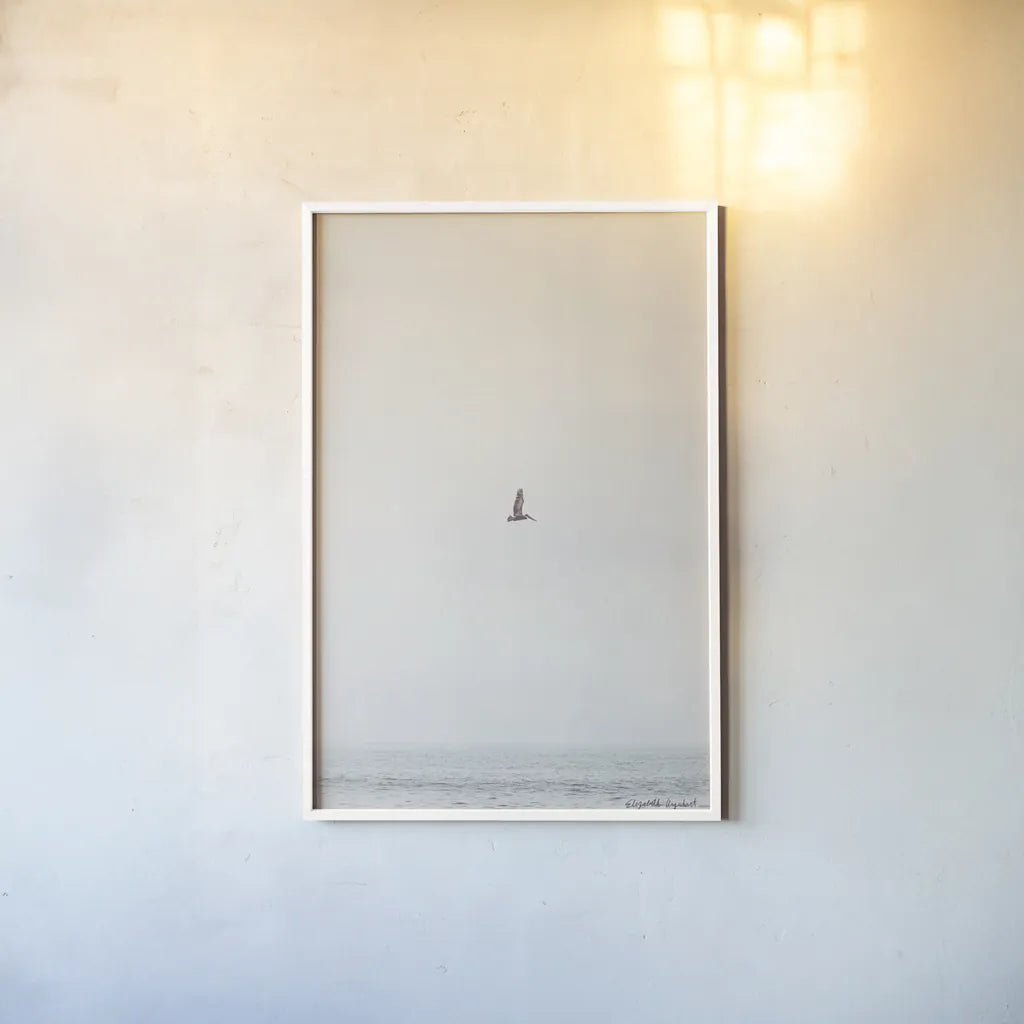 February Morning III by Elizabeth Urquhart. shown as a paper print in a white frame. Available as a archival giclee rolled canvas, fine art paper, or poster print. SKU 70369h.