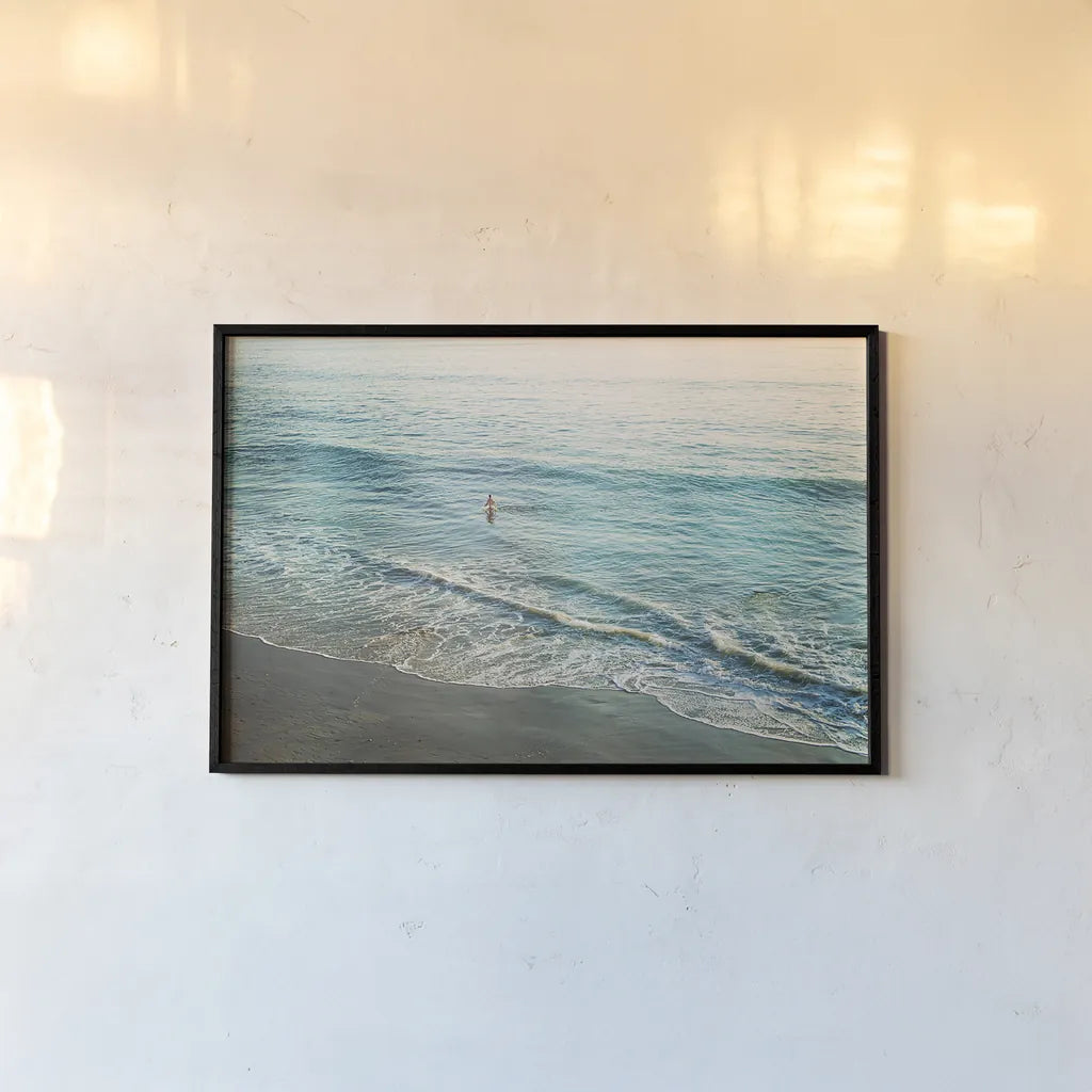 First Light IV by Elizabeth Urquhart. shown as a paper print in a black flame. Available as a archival giclee rolled canvas, fine art paper, or poster print. SKU 25509i.