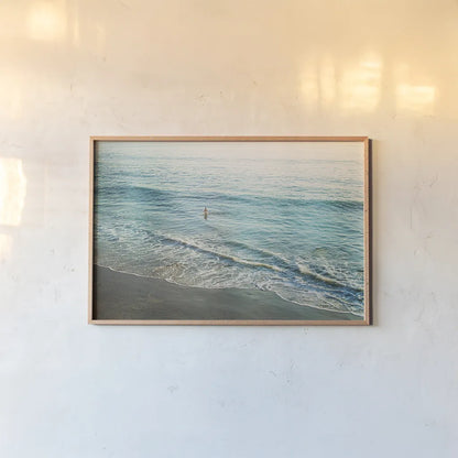 First Light IV by Elizabeth Urquhart. shown as a paper print in a natural frame. Available as a archival giclee rolled canvas, fine art paper, or poster print. SKU 25509i.