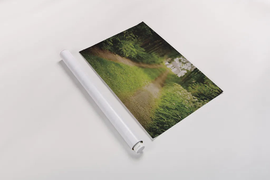 Going Home by Elizabeth Urquhart. shown as a rolled paper print. Available as archival giclee rolled canvas, fine art paper, or poster print. SKU 10474i.