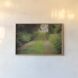 Going Home by Elizabeth Urquhart. shown as a paper print in a natural frame. Available as a archival giclee rolled canvas, fine art paper, or poster print. SKU 10474i.