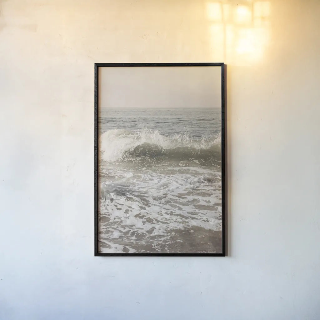 High Tide I by Elizabeth Urquhart. shown as a paper print in a black flame. Available as a archival giclee rolled canvas, fine art paper, or poster print. SKU 70249h.