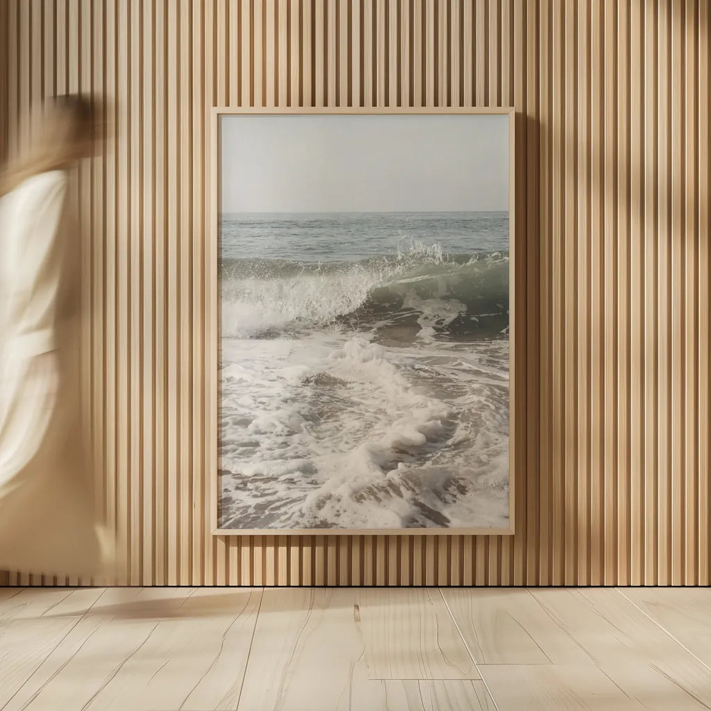 High Tide II by Elizabeth Urquhart. shown as over sized large wall art. Available as an archival giclee rolled canvas, fine art paper, or poster print. SKU 70250h.