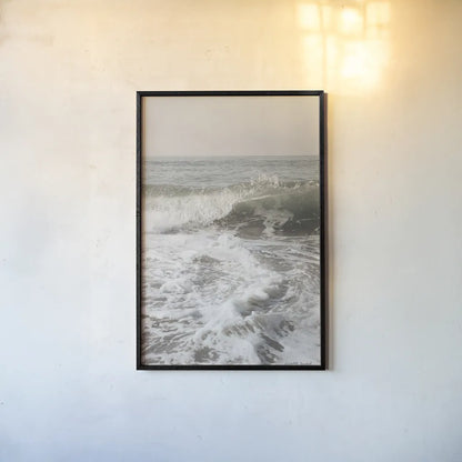 High Tide II by Elizabeth Urquhart. shown as a paper print in a black flame. Available as a archival giclee rolled canvas, fine art paper, or poster print. SKU 70250h.