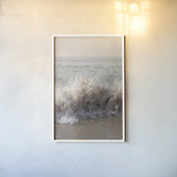 High Tide IV by Elizabeth Urquhart. shown as a paper print in a white frame. Available as a archival giclee rolled canvas, fine art paper, or poster print. SKU 70252h.