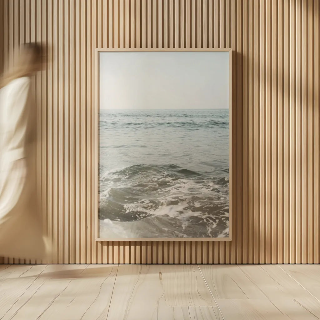 High Tide V by Elizabeth Urquhart. shown as over sized large wall art. Available as an archival giclee rolled canvas, fine art paper, or poster print. SKU 70253h.