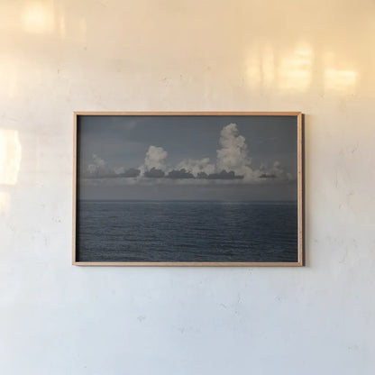 Into the Deep I by Elizabeth Urquhart. shown as a paper print in a natural frame. Available as a archival giclee rolled canvas, fine art paper, or poster print. SKU 50743i.