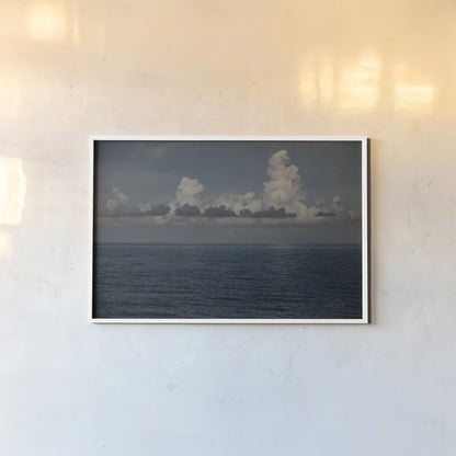 Into the Deep I by Elizabeth Urquhart. shown as a paper print in a white frame. Available as a archival giclee rolled canvas, fine art paper, or poster print. SKU 50743i.