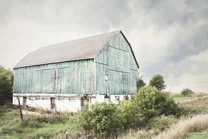Late Summer Barn I Crop by Elizabeth Urquhart. SKU 30333i. Archival Giclee Fine art print for wall decor.