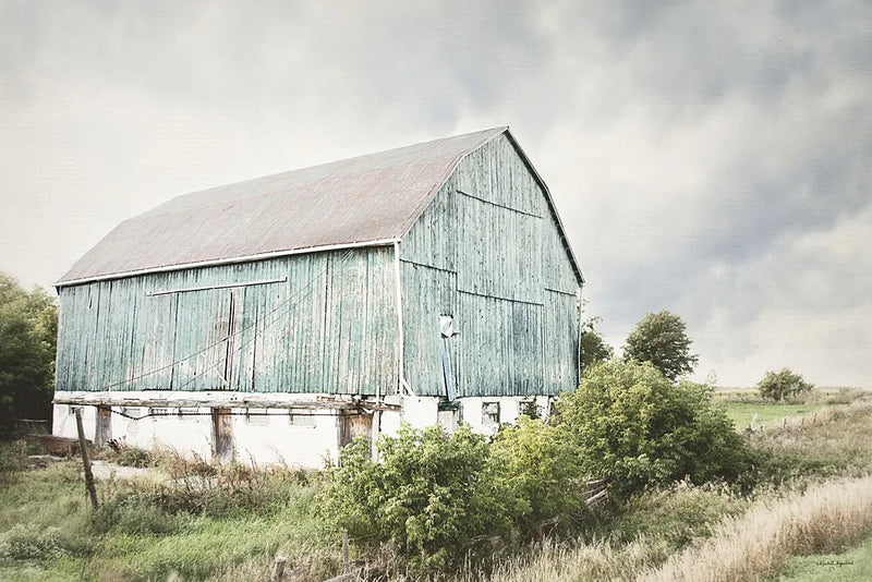 Late Summer Barn I Crop by Elizabeth Urquhart. SKU 30333i. Archival Giclee Fine art print for wall decor.