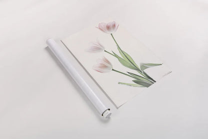 Light and Bright Floral I by Elizabeth Urquhart. shown as a rolled paper print. Available as archival giclee rolled canvas, fine art paper, or poster print. SKU 33338h.