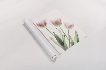 Light and Bright Floral II by Elizabeth Urquhart. shown as a rolled paper print. Available as archival giclee rolled canvas, fine art paper, or poster print. SKU 33339h.