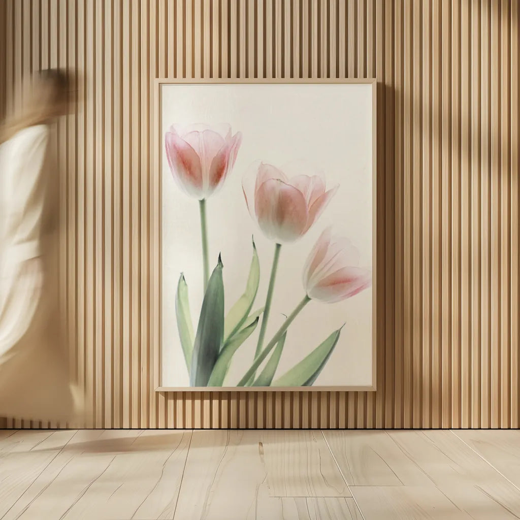 Light and Bright Floral II by Elizabeth Urquhart. shown as over sized large wall art. Available as an archival giclee rolled canvas, fine art paper, or poster print. SKU 33339h.