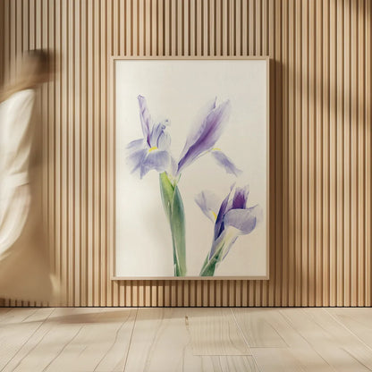Light and Bright Floral III by Elizabeth Urquhart. shown as over sized large wall art. Available as an archival giclee rolled canvas, fine art paper, or poster print. SKU 33340h.