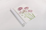 Light and Bright Floral V by Elizabeth Urquhart. shown as a rolled paper print. Available as archival giclee rolled canvas, fine art paper, or poster print. SKU 33342h.