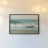 Mint Cottage Days II by Elizabeth Urquhart. shown as a paper print in a black flame. Available as a archival giclee rolled canvas, fine art paper, or poster print. SKU 23783i.
