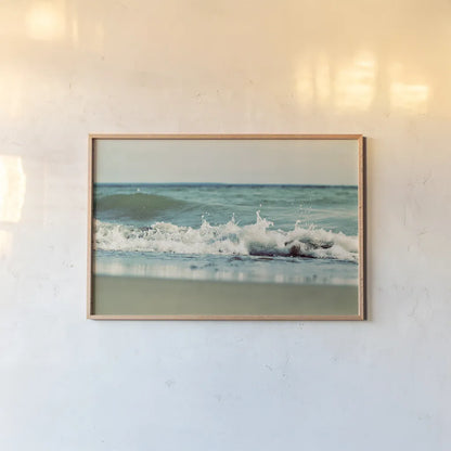 Mint Cottage Days II by Elizabeth Urquhart. shown as a paper print in a natural frame. Available as a archival giclee rolled canvas, fine art paper, or poster print. SKU 23783i.