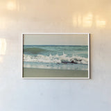 Mint Cottage Days II by Elizabeth Urquhart. shown as a paper print in a white frame. Available as a archival giclee rolled canvas, fine art paper, or poster print. SKU 23783i.