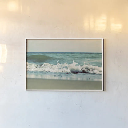 Mint Cottage Days II by Elizabeth Urquhart. shown as a paper print in a white frame. Available as a archival giclee rolled canvas, fine art paper, or poster print. SKU 23783i.