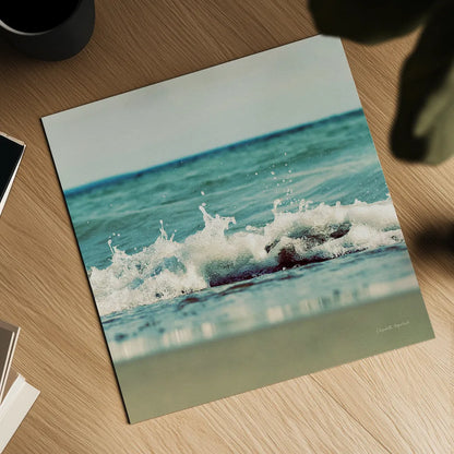 Mint Cottage Days II Crop by Elizabeth Urquhart. Shown as a detailed flat fine art print, highlighting archival giclee quality. Available as an archival giclee rolled canvas, fine art paper, or poster print. SKU 23783a.