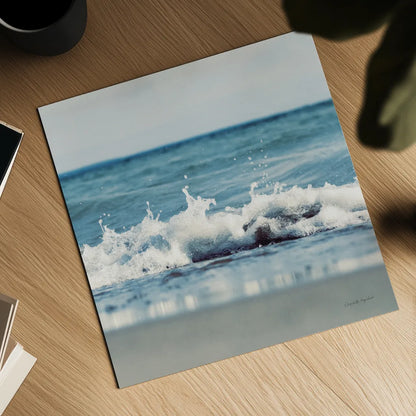 Mint Cottage Days II Crop v2 by Elizabeth Urquhart. Shown as a detailed flat fine art print, highlighting archival giclee quality. Available as an archival giclee rolled canvas, fine art paper, or poster print. SKU 42184a.