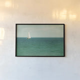 Mint Cottage Days III by Elizabeth Urquhart. shown as a paper print in a black flame. Available as a archival giclee rolled canvas, fine art paper, or poster print. SKU 23784i.