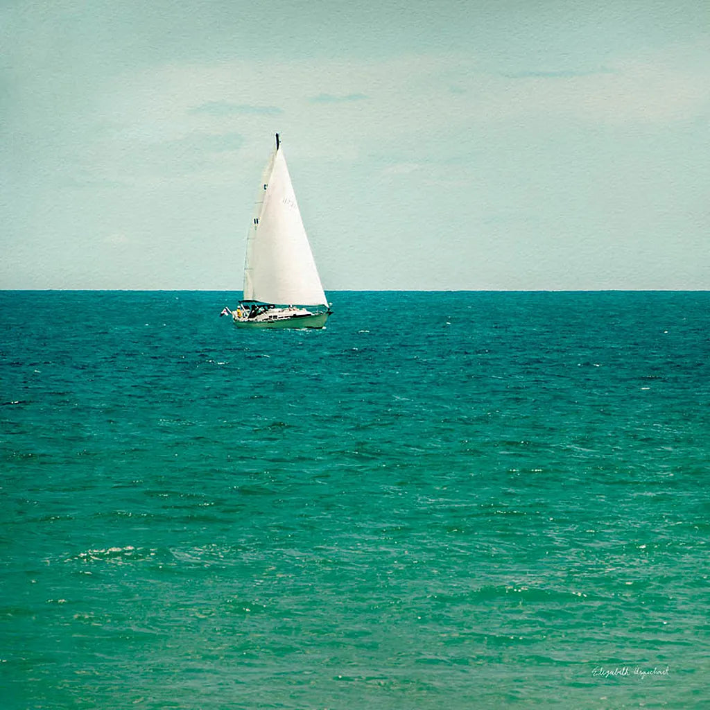 Mint Cottage Days III Crop by Elizabeth Urquhart. SKU 23784a. Archival Giclee Fine art print for wall decor.